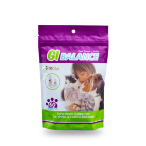 GI Balance apoya la salud digestiva e inmunológica, la regularidad y el equilibrio microbiano en las mascotas durante momentos de estrés o terapia. Es un delicioso nugget masticable saborizado y facilita la alimentación de perros y gatos para mantener fuerte su sistema digestivo!